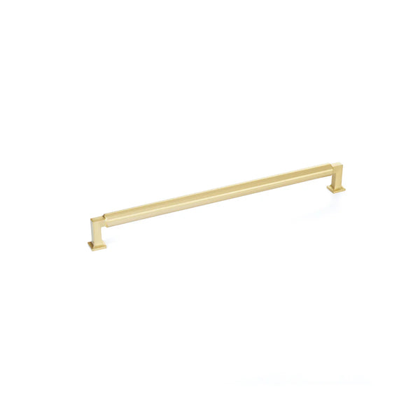 Haniburton Pull, Satin Brass, 12'' cc 481-SB