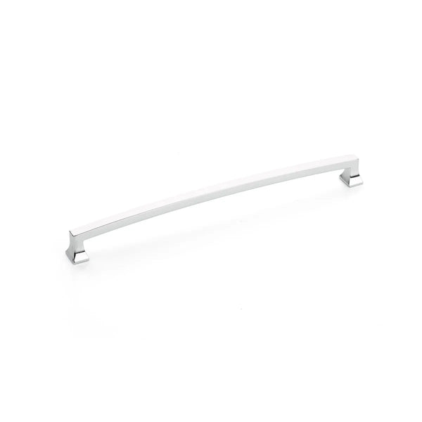 Menlo Park Pull, Arched, Polished Chrome, 10'' cc 528-26