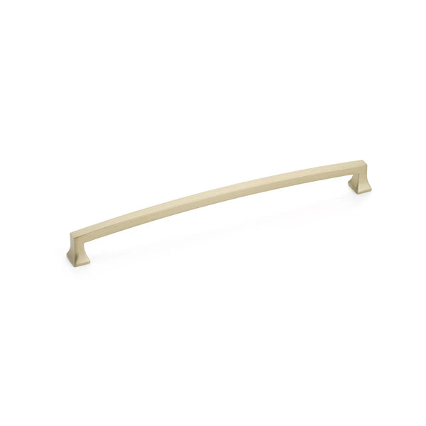 Menlo Park Pull, Arched, Signature Satin Brass, 10'' cc 528-SSB