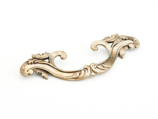 French Court Pull, Large Swag, Monticello Silver, 5-3/8'' cc 988-MSL