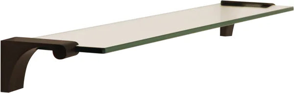 Luna 18'' Glass Shelf w/Brackets A6850-18