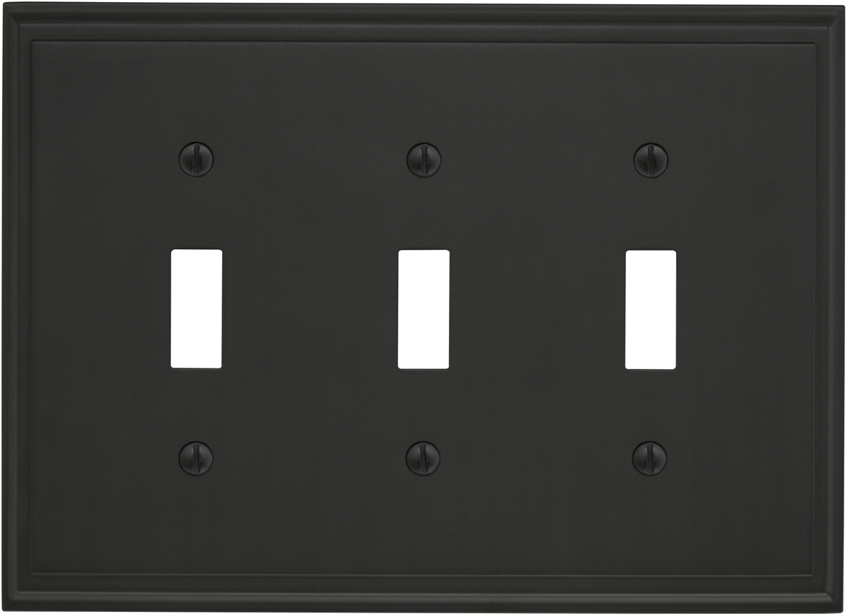 Mulholland 3 Toggle Wall Plate BP36516