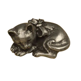 Sleeping Cat-Sm Knob 052