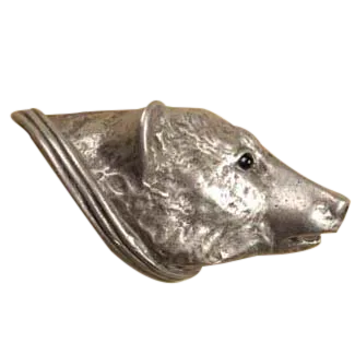 Bear Head-Rt Knob 076