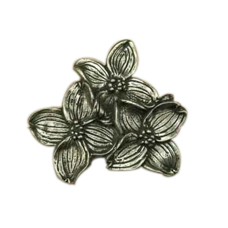 Lg. Dogwood Flower Knob 2225
