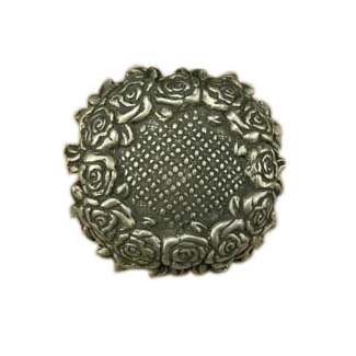 Lg. Roses & Lace Knob 2240