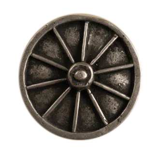 Wagon Wheel-Lg Knob 376
