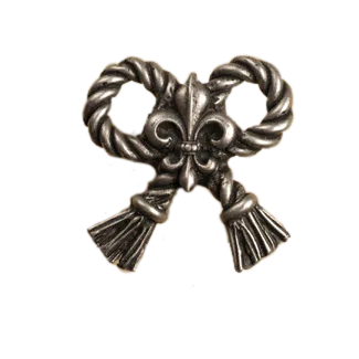 Rope & Tassel Bow-Med Knob 532