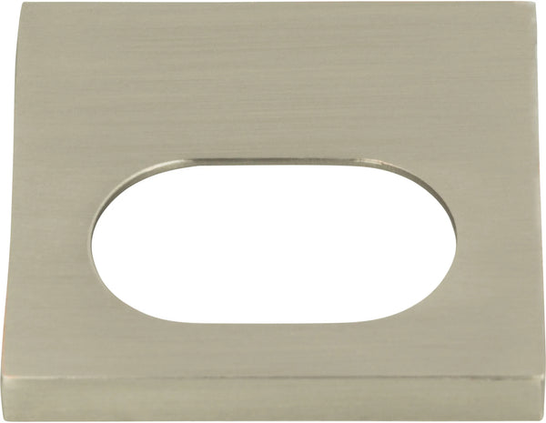 Edge Pulls Modern Square Edge Tab Pull 1 1/4'' cc Brushed Nickel 364-BRN