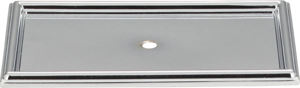 Campaign Rope Backplate 3 11/16'' Polished Chrome 379-CH