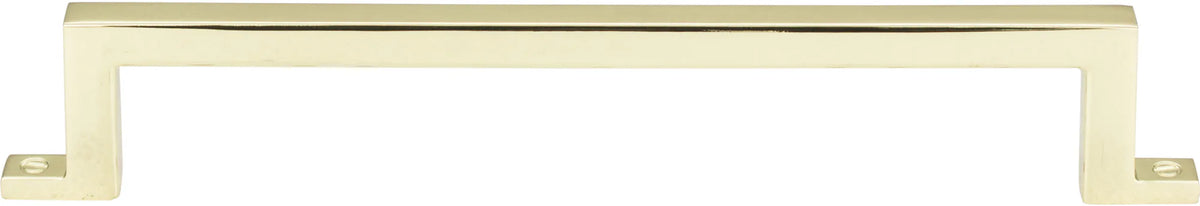 Campaign Bar Pull 6 5/16'' cc Polished Brass 387-PB