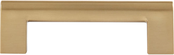 Round Rail Pull 3 3/4'' Warm Brass 438-WB