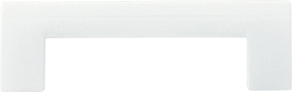 Round Rail Pull 3 3/4'' cc White Gloss 438-WG