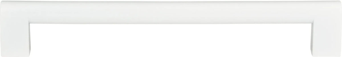 Round Rail Pull 7 9/16'' cc High White Gloss A829-WG