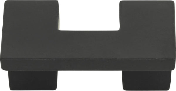 U Turn Knob 1 1/4'' cc Matte Black A845-BL