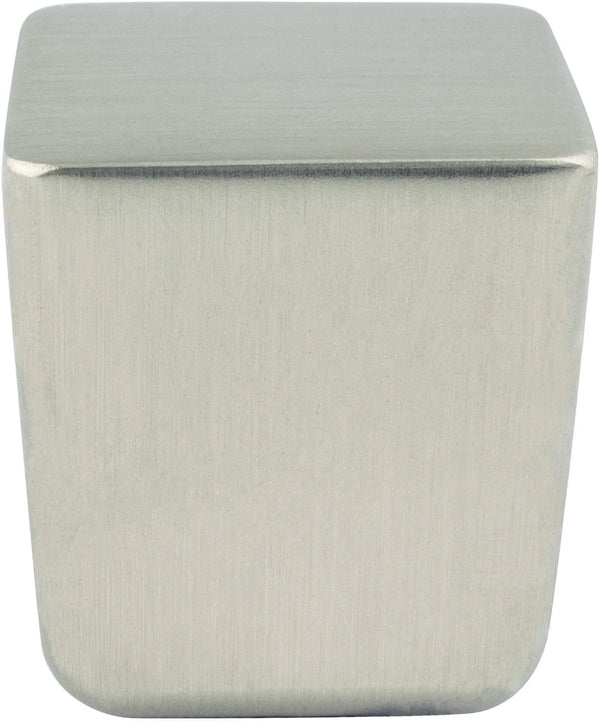 Mini Brushed Nickel Large Square Knob 1330-1BPN-C