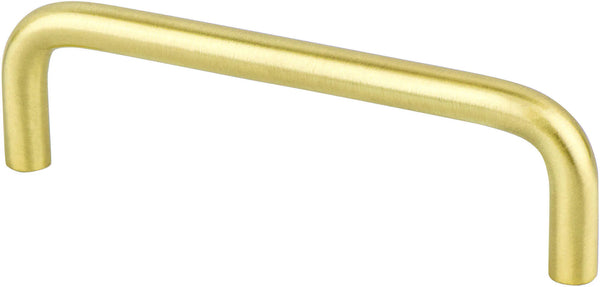 Advantage Wire Pulls 96mm CC Satin Brass Steel Pull 6161-2SB-P