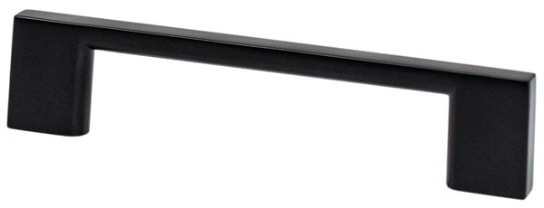 Transitional Advantage Four 96mm CC Matte Black Rectangle Pull 9049-4055-P