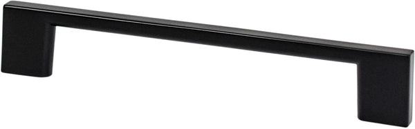 Transitional Advantage Four 128mm CC Matte Black Rectangle Pull 9053-4055-P