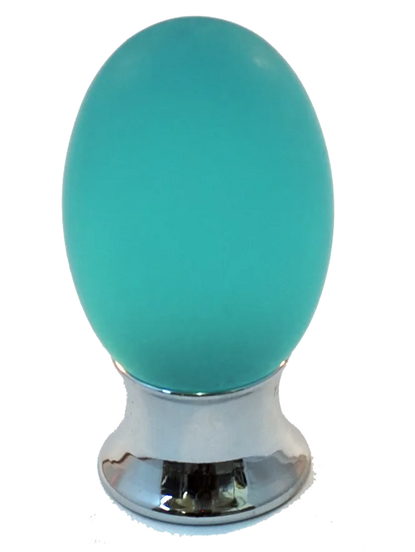 Athens Turquoise Polyester with Solid Brass Knobs 101-CM001-PB