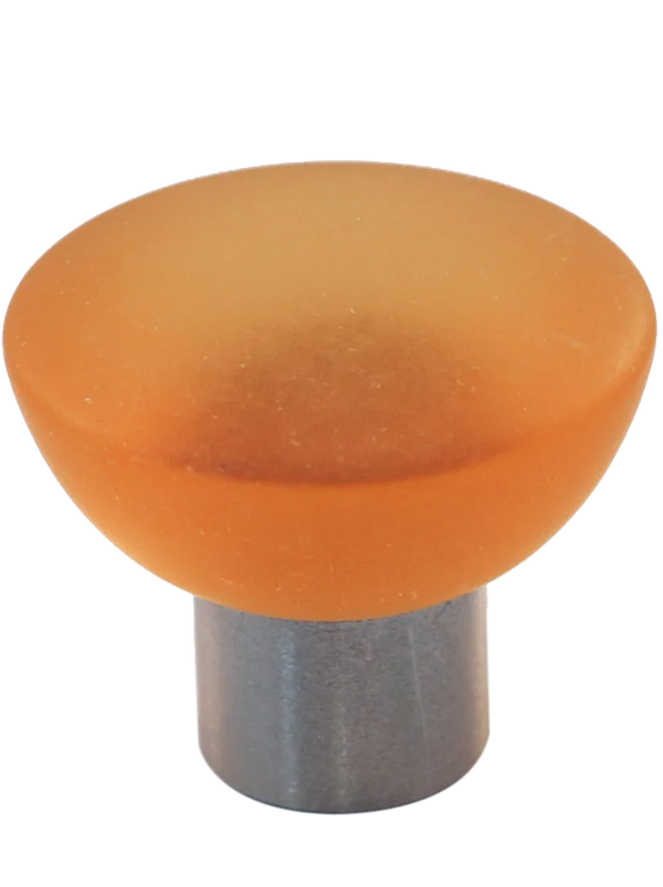 Athens Amber Polyester with Solid Brass Knobs 113-CM011-PB