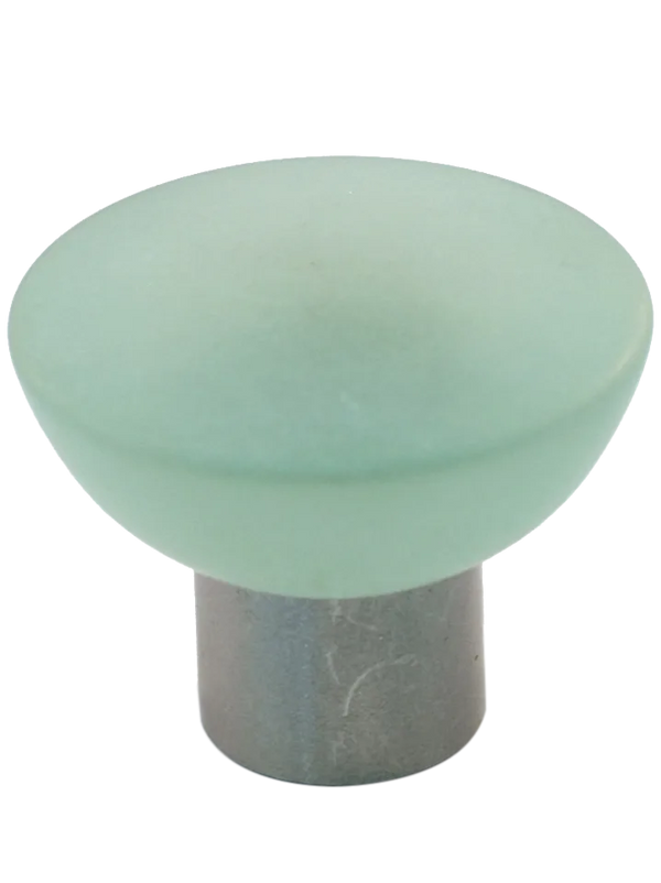 Athens Light Green Polyester with Solid Brass Knobs 113-CM019-PB