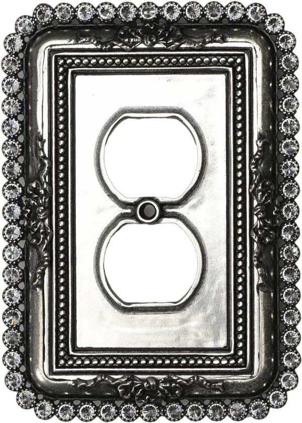 Cache Carpe Diem 5106-9C Chalice single duplex outlet with 60 Swarovski Crystals 5106-9C