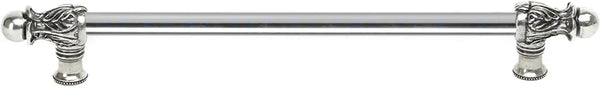 Acanthus 22'' cc with 1/2'' smooth bar long pull Romanesque style in Chalice. 825S-9