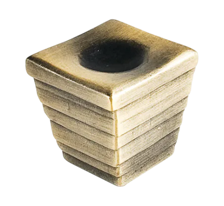 Forged 2 Large Cube Knob 1 3/8'' C-FC09