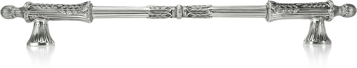 16'' cc Hampton Crystalized App. Pull, Clear Crystal, Burnish Silver Finish 8536/16