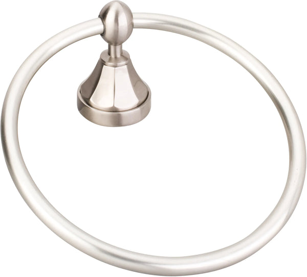 Newbury Satin Nickel Towel Ring - Retail Packaged BHE3-06SN-R