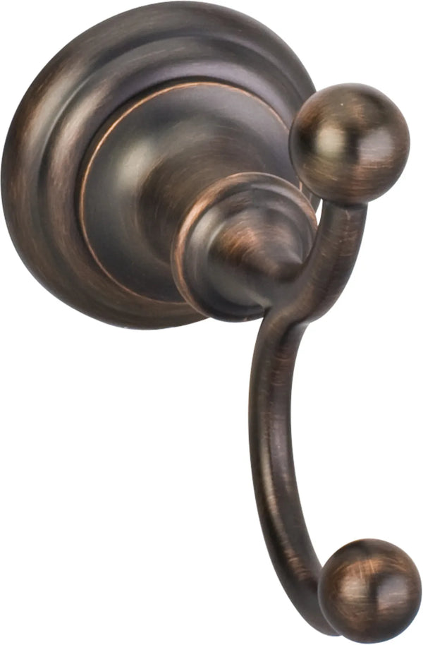 Fairview Brushed Oil Rubbed Bronze Double Robe Hook - Retail Packaged BHE5-02DBAC-R