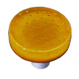 Bubbles Pumpkin Orange Circle Knob