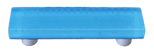 Bubbles Cyan Rectangle Pull