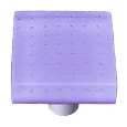 Bubbles Lavender Square Knob