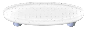 Bubbles White Oval Pull