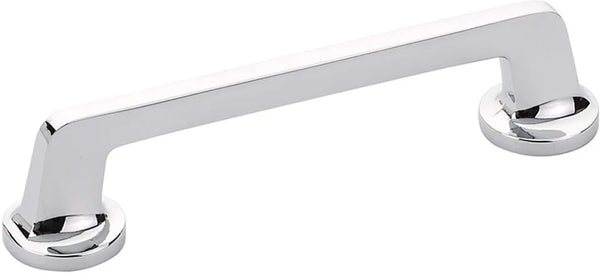 Northport Pull, Round Bases, Polished Chrome, 5'' cc 212-26