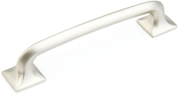 Northport Pull, Square Bases, Satin Nickel, 5'' cc 216-15