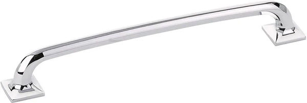Northport Pull, Square Bases, Polished Chrome, 8'' cc 217-26