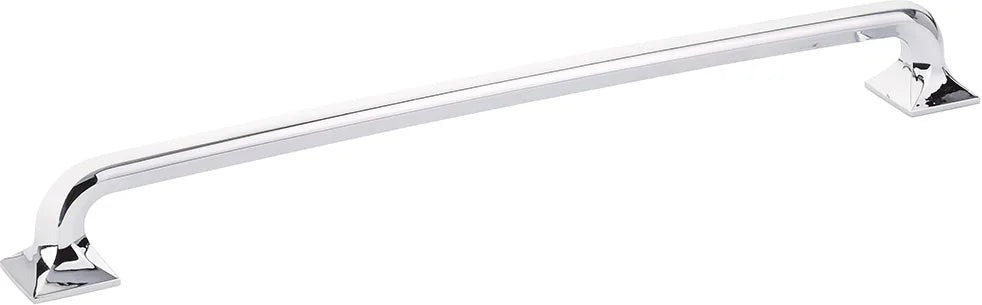 Northport Appliance Pull, Square Bases, Polished Chrome, 15'' cc 218-26
