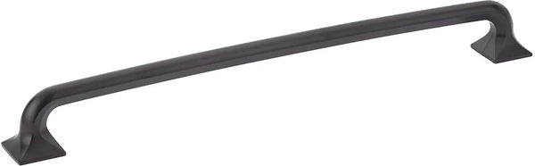 Northport Appliance Pull, Square Bases, Matte Black, 15'' cc 218-MB