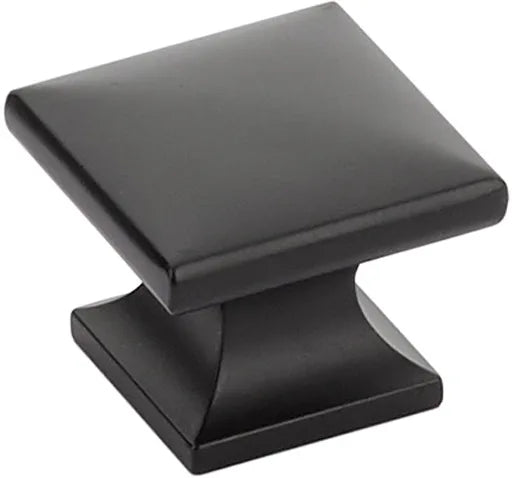 Northport Knob, Square, Matte Black, 1-3/8'' 219-MB
