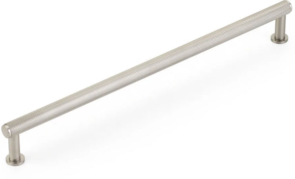 Pub House Pull, Knurled, Brushed Nickel, 10'' cc 5010-BN