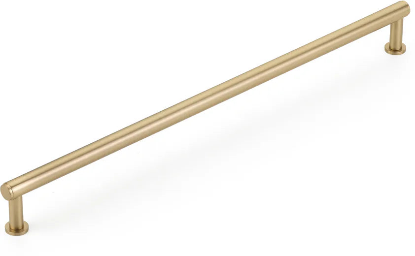 Pub House Pull, Signature Satin Brass, 12'' cc 5112-SSB