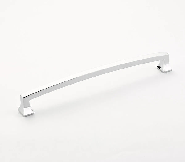 Menlo Park Pull, Arched, Polished Chrome, 8'' cc 540-26
