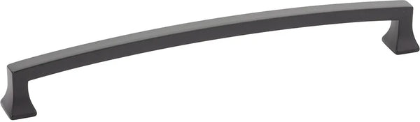 Menlo Park Pull, Arched, Matte Black, 8'' cc 540-MB