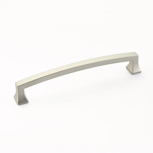 Menlo Park Pull, Arched, Satin Nickel, 6'' cc 541-15