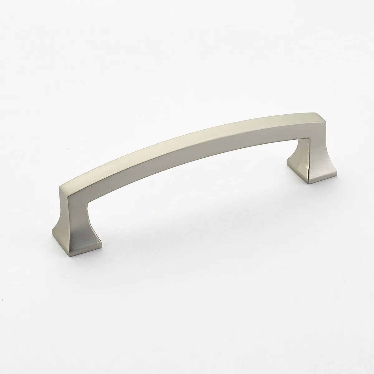 Menlo Park Pull, Arched, Satin Nickel, 4'' cc 542-15