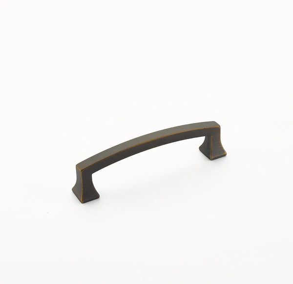 Menlo Park Pull, Arched, Ancient Bronze, 4'' cc 542-ABZ
