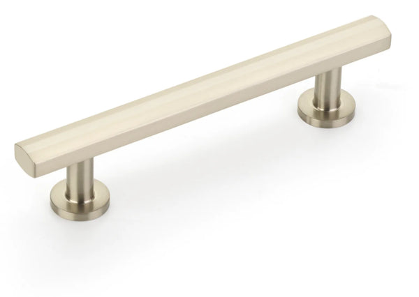 Heathrow Pull, Brushed Nickel, 4'' cc 553-BN